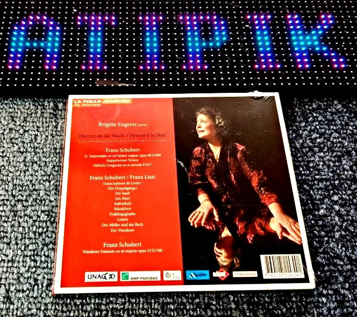 Cd Neuf Brigitte Engerer - Schubert Liszt Folle Journée Nantes 🎼 – photo 2